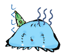 Friends of a jellyfish and the sea sticker #4447704