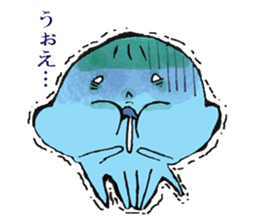 Friends of a jellyfish and the sea sticker #4447705