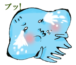 Friends of a jellyfish and the sea sticker #4447708