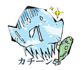 Friends of a jellyfish and the sea sticker #4447716