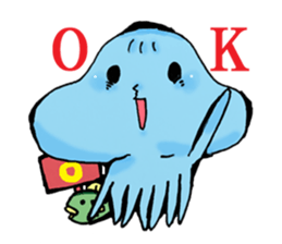 Friends of a jellyfish and the sea sticker #4447727