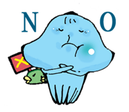 Friends of a jellyfish and the sea sticker #4447728