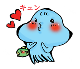 Friends of a jellyfish and the sea sticker #4447730