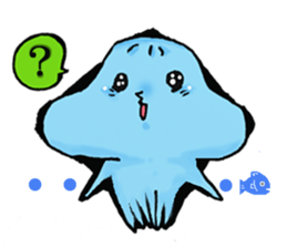 Friends of a jellyfish and the sea sticker #4447734