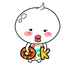 rice cake chan sticker #4448112