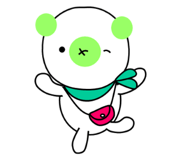 Colorful Pretty Bear sticker #4448428