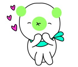 Colorful Pretty Bear sticker #4448453