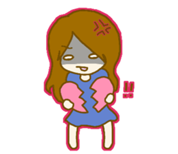 The cute heart English ver. sticker #4448674