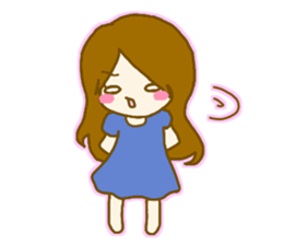 The cute heart English ver. sticker #4448681