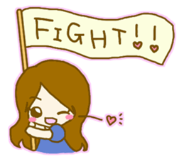 The cute heart English ver. sticker #4448686