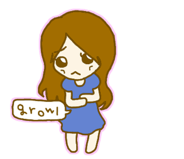 The cute heart English ver. sticker #4448688