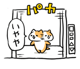 Cat in the Elevator sticker #4449433