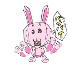 mechanical rabbit sticker #4449548