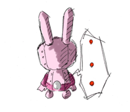 mechanical rabbit sticker #4449583