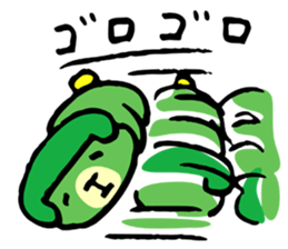 The telephone dog (green) sticker #4450315