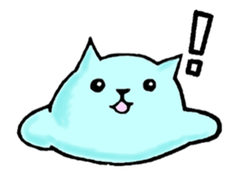 slime cat sticker #4450424