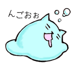 slime cat sticker #4450430
