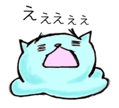 slime cat sticker #4450441