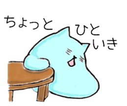 slime cat sticker #4450446