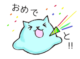 slime cat sticker #4450449