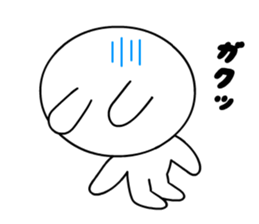 tomo's white rabbit sticker #4451210