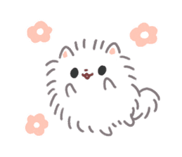 Pomeranian Mochi 4 sticker #4452064