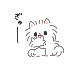 Pomeranian Mochi 4 sticker #4452070