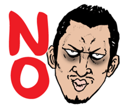 I'm sorry in scary face sticker #4452385