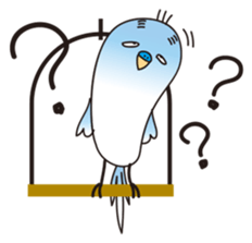 A little annoying budgerigar sticker #4452432