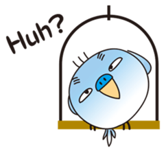 A little annoying budgerigar sticker #4452440