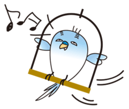 A little annoying budgerigar sticker #4452449