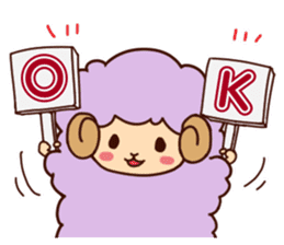 Colorful Sheep! sticker #4452465