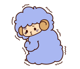 Colorful Sheep! sticker #4452488