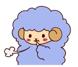 Colorful Sheep! sticker #4452495
