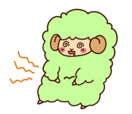 Colorful Sheep! sticker #4452497