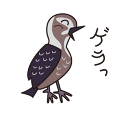 Japanese poor joke (Birds) sticker #4452858