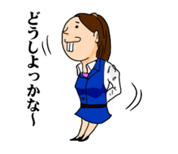 Office lady YOSHIKO-chan sticker #4453710