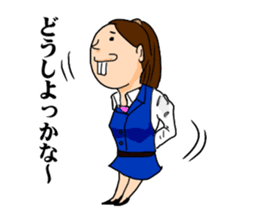 Office lady YOSHIKO-chan sticker #4453710