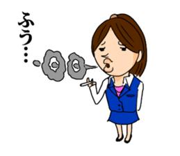 Office lady YOSHIKO-chan sticker #4453719
