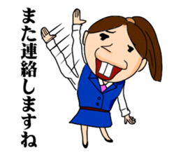 Office lady YOSHIKO-chan sticker #4453740