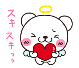 bear heart 11 sticker #4453793