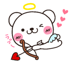 bear heart 11 sticker #4453794