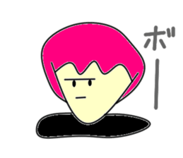 Hole funky girl sticker #4454016