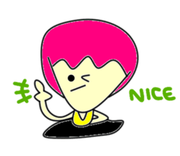 Hole funky girl sticker #4454017