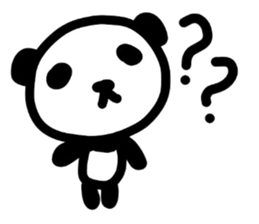 Cute Panda's daily life -English sticker #4454336