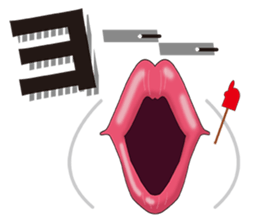 Hahifuhe voice people(Aiue brother) sticker #4454676