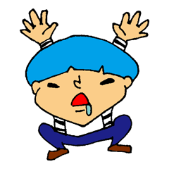blue mushroom boy!