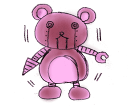 Girl picture book sticker #4455363