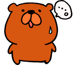 Speaking teddy bear sticker #4455597
