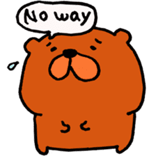 Speaking teddy bear sticker #4455599